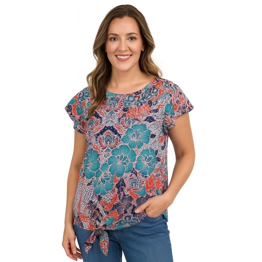 Rachel Roy Floral Top Size S